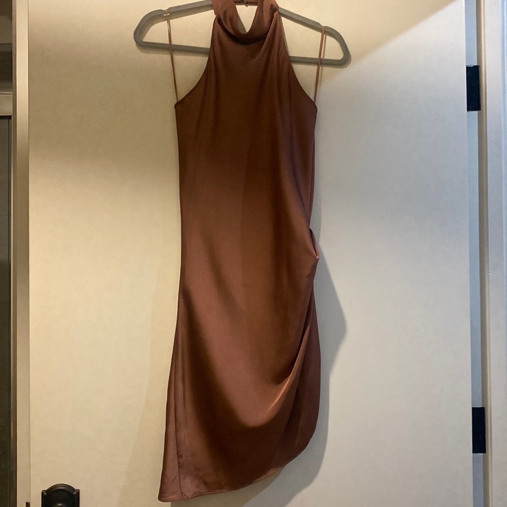 Champagne brown dress